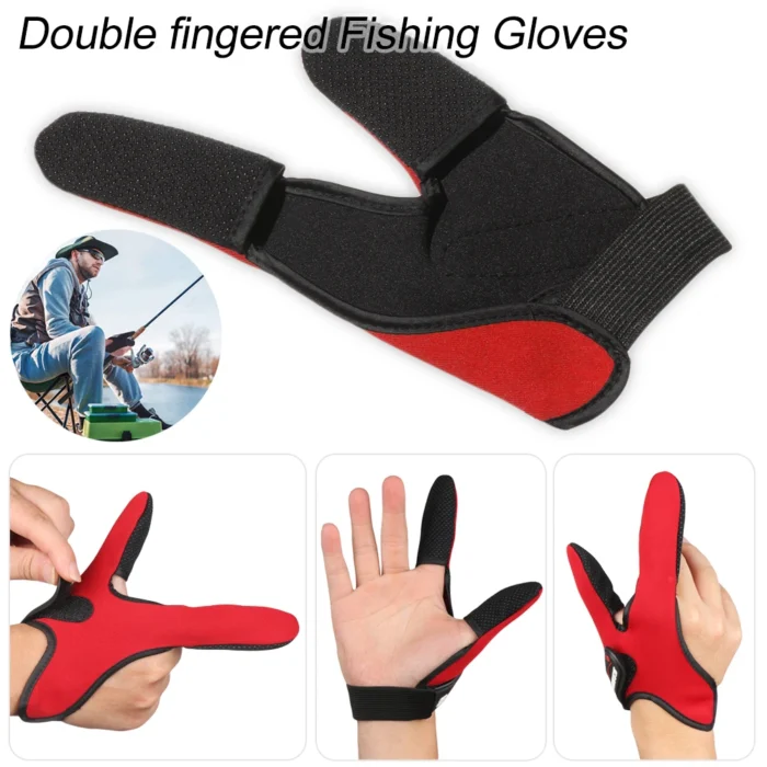 Guantes de pesca antideslizantes transpirables Protector de un solo dedo pa o de neopreno equipo de.jpg