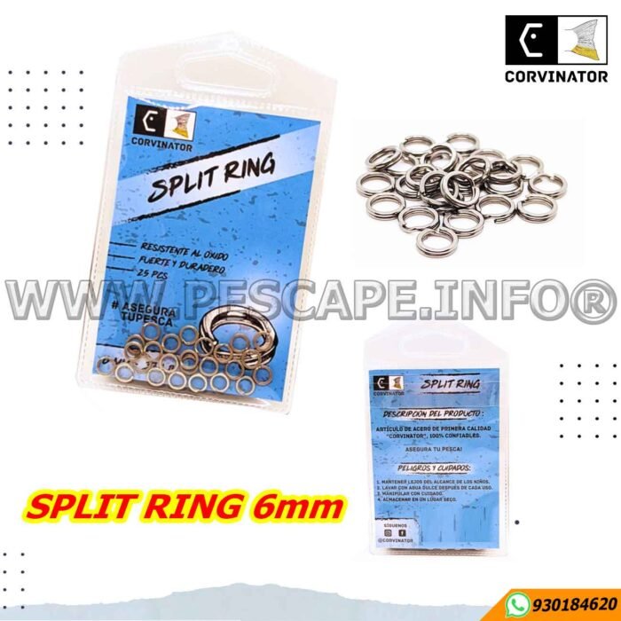 Kit Split Ring 6Mm Pack 25 Und — Ind. Pack