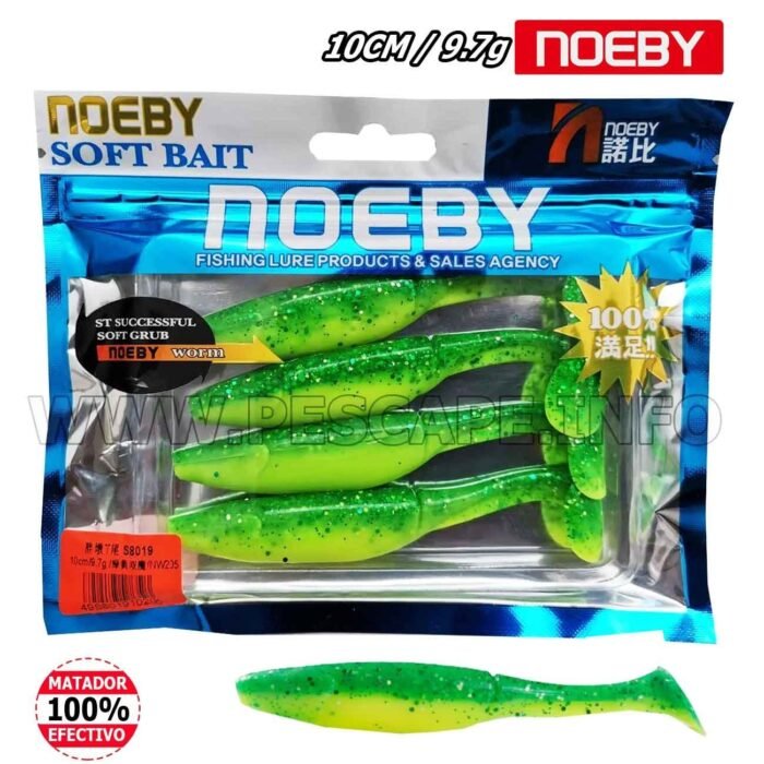 00Senuelo NOEBY Vinil Soft Lure NOEBY 10cm – Color 6 1