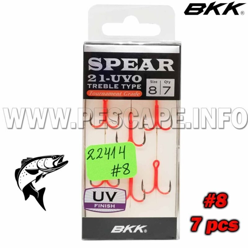 ANZUELO BKK SPEAR 21 UVO A ET 6142 8 7 pcs IND. PACK