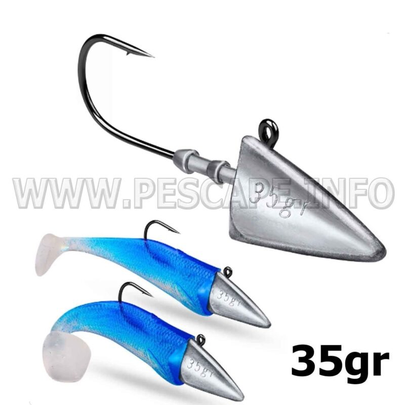 Anzuelo cabeza de Plomo Jig 35G para Cabrilla 1 und