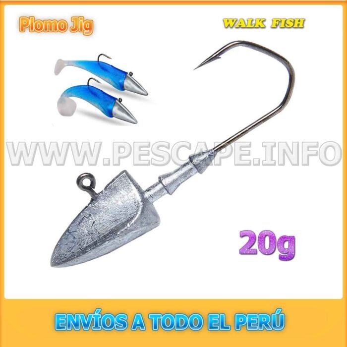 Anzuelos de cabeza de plomo 20G 1 Und