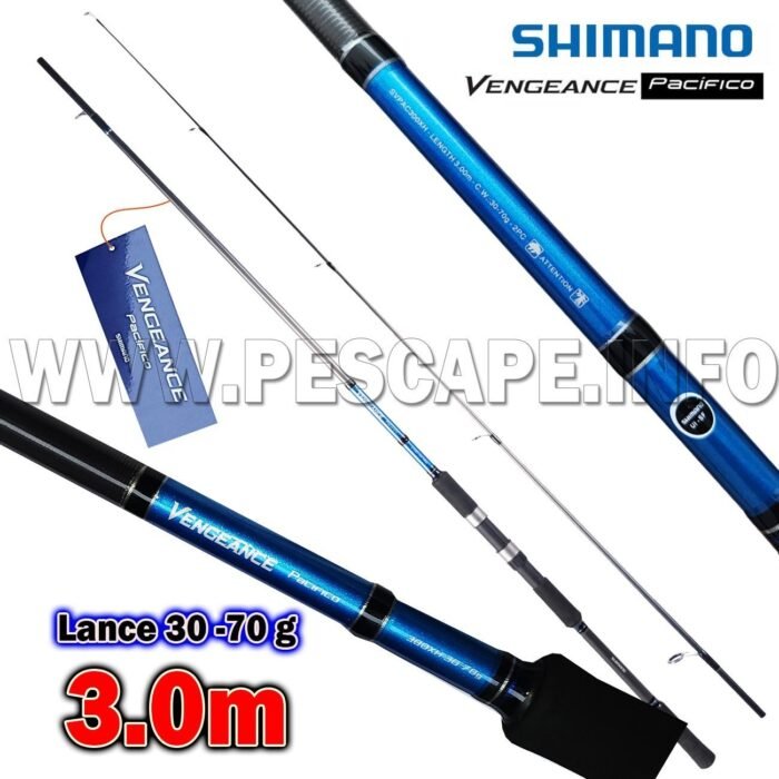 CANA SHIMANO Spinning VENGEANCE PACIFICO 3.0m Lance 30 70g 1