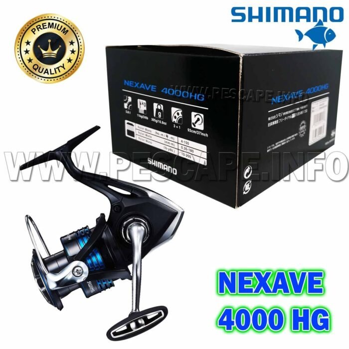 CARRETE SHIMANO NEXAVE 4000HG FI NEX4000HGFI IND. PACK