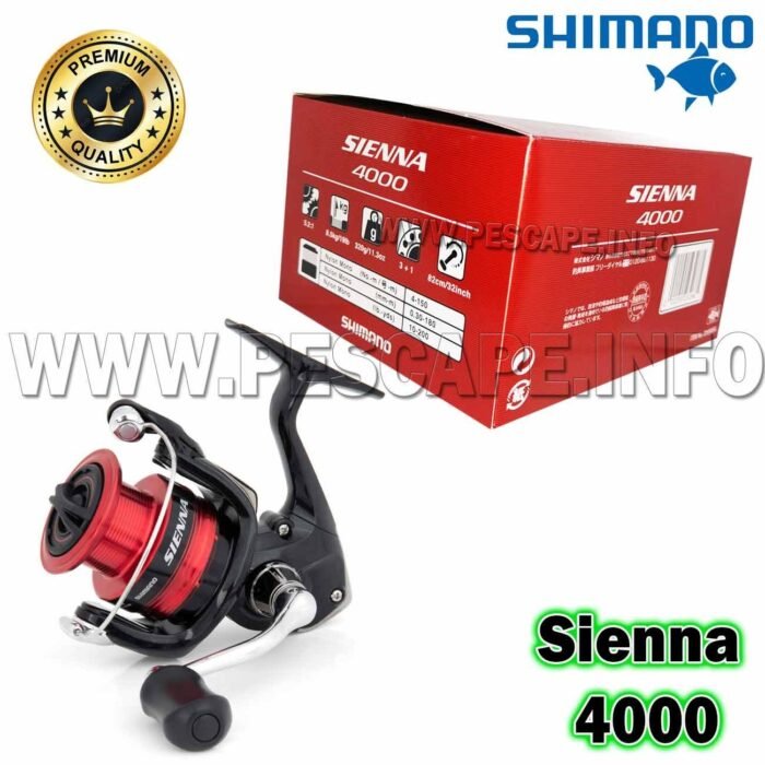 CARRETE SHIMANO SIENNA 4000 FG SN4000FG IND. PACK