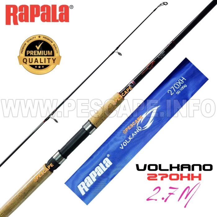 Cana Rapala Spinning Volkano Vol270Xh Grafito 50 100 Grs 2.7M Ind. Pack