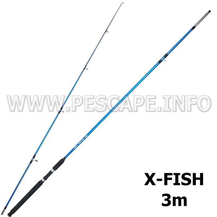 Cana de pescar 2 piezas x fish 3m black serpent – Azul