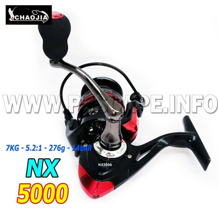 Carrete ChaoJia Spinning Reel NX5000 Metal Alta Calidad 3 IND