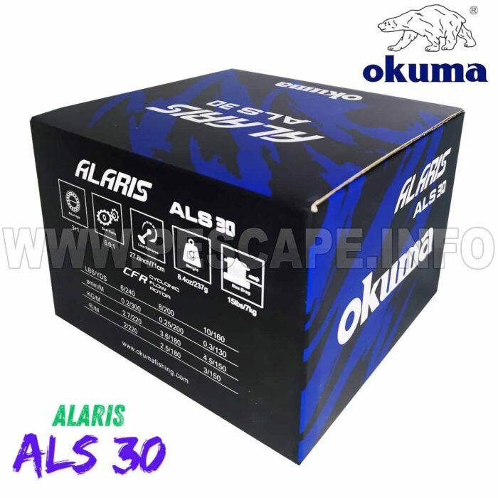 Carrete OKUMA Alaris ALS 30 Spinning Profesional 1IND