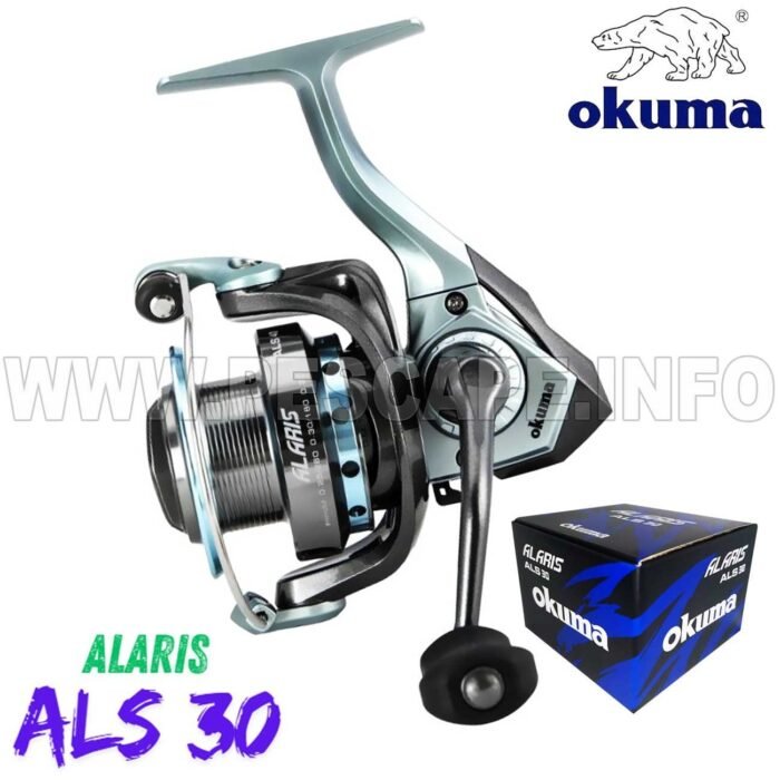 Carrete OKUMA Alaris ALS 30 Spinning Profesional 3IND. PACK