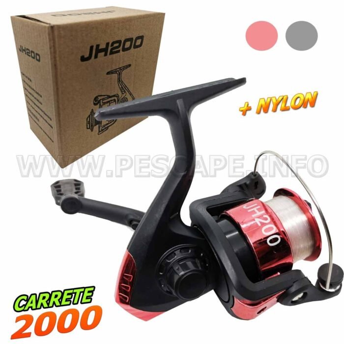 Carrete de pesca 2000 Nylon JH200