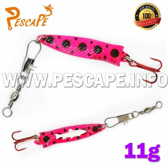 Cuchara Stoby Spoon Lure Cucharilla para Trucha 11g All Pink 1