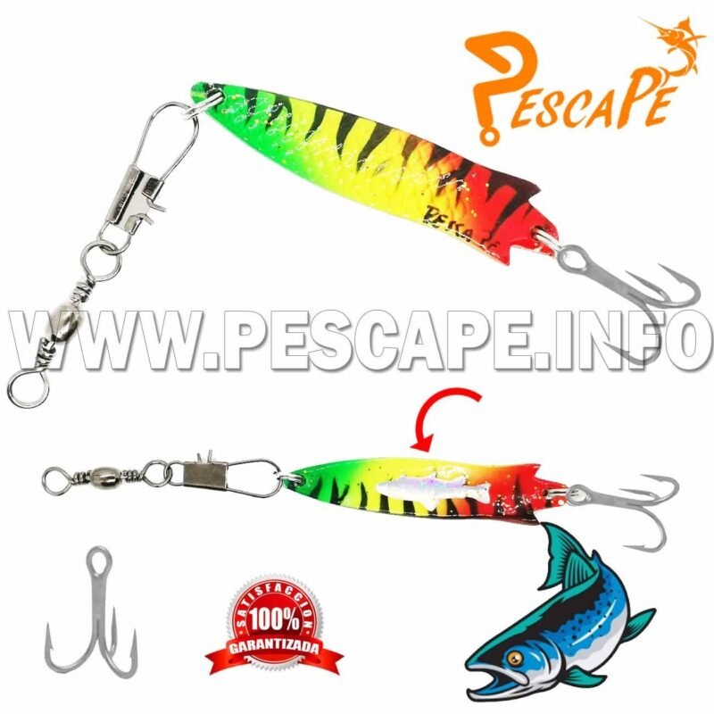 Cuchara Stoby Spoon Lure Cucharilla para Trucha 11g Gray – Tiger Rasta