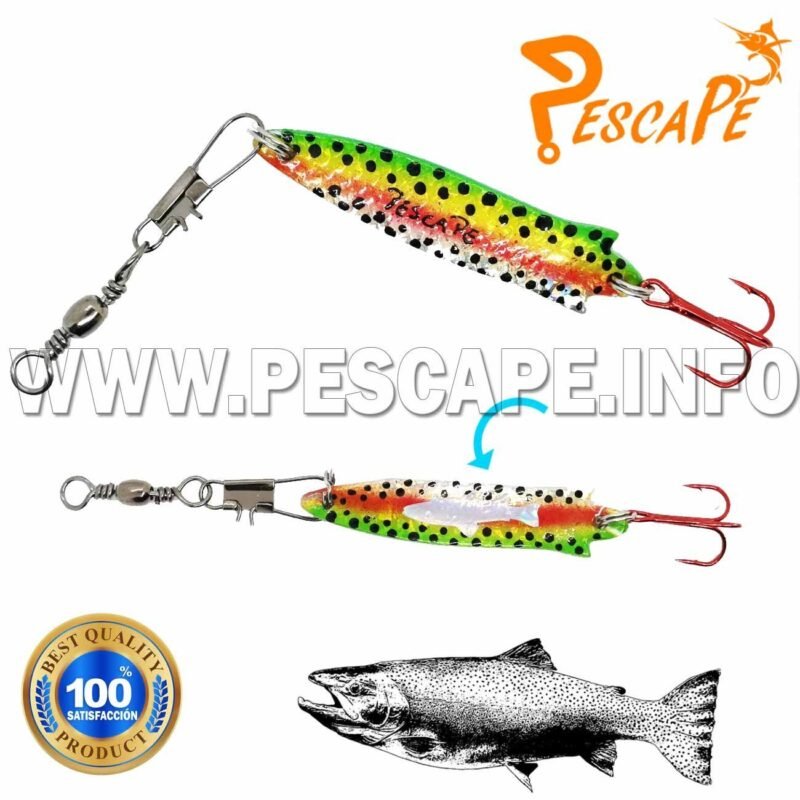 Cuchara Stoby Spoon Lure Cucharilla para Trucha 11g Red – Rasta