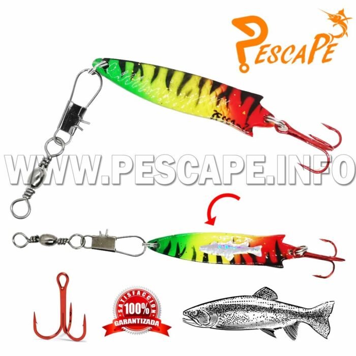 Cuchara Stoby Spoon Lure Cucharilla para Trucha 11g Red – Tiger Rasta