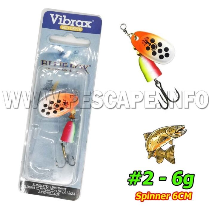 Cucharilla Blue Fox Vibrax Classic Vibrax 2 – 6g Metal Giratorio M1