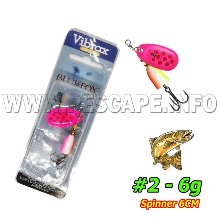 Cucharilla Blue Fox Vibrax Classic Vibrax 2 – 6g Metal Giratorio M2