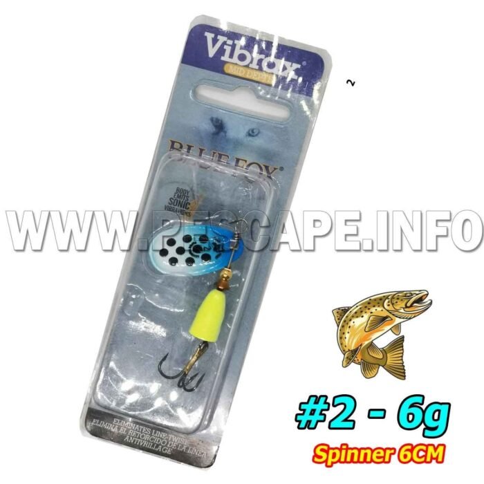 Cucharilla Blue Fox Vibrax Classic Vibrax 2 – 6g Metal Giratorio M7