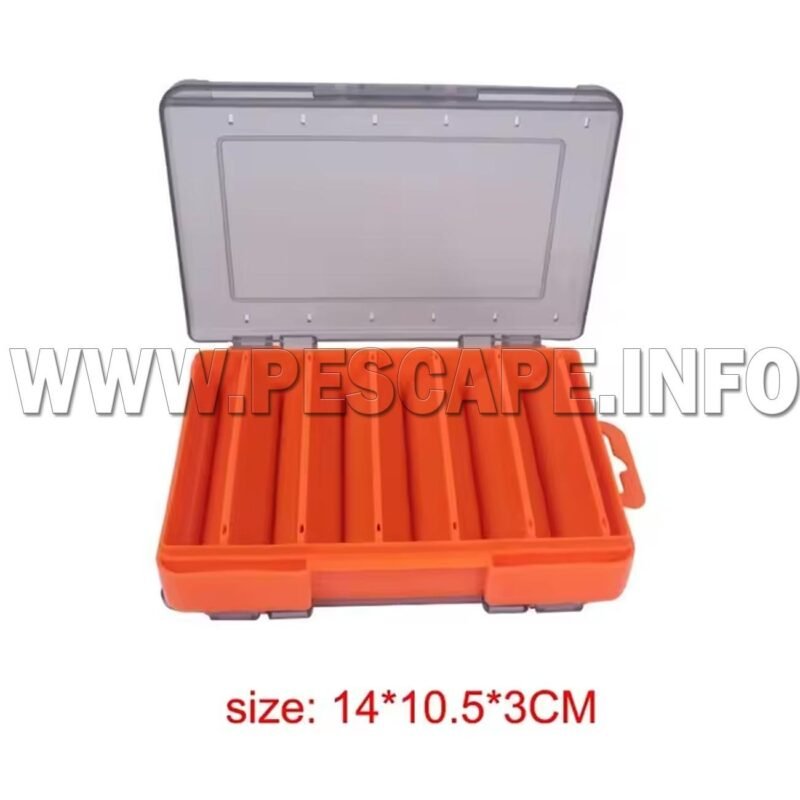 Estuche Caja de accesorios de pesca Organizadora Orange