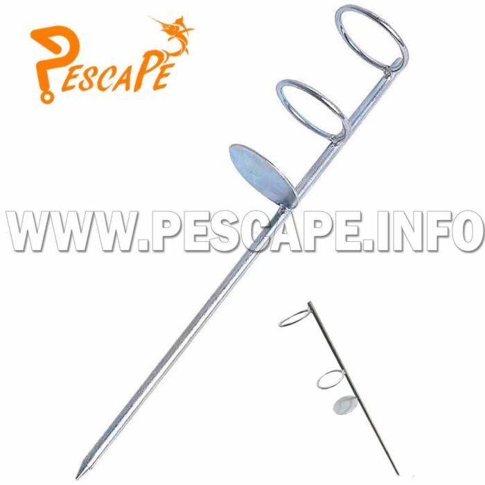 Fierro porta cana Galvanizado Soporte Surfcasting