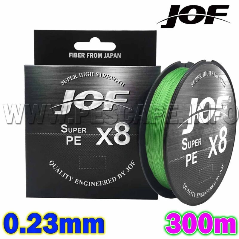 Multifilamento JOF X8 SUPER PE 300m 0.23