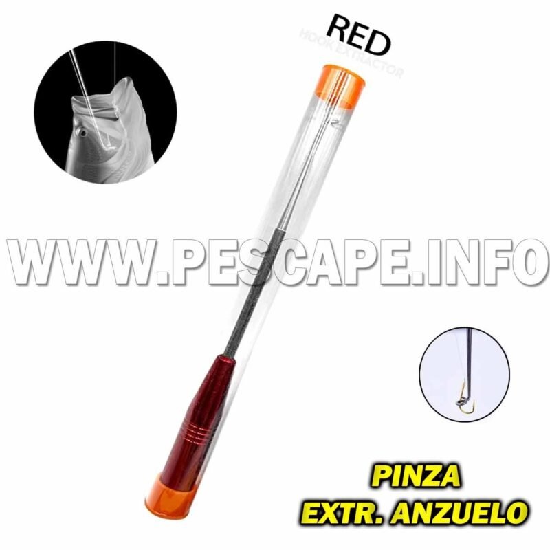 Pinza Extractor de anzuelo Metal Acero inoxidable red iND