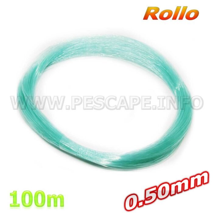 Rollo de Monofilamento 0.50mm Nylon para pesca 100m