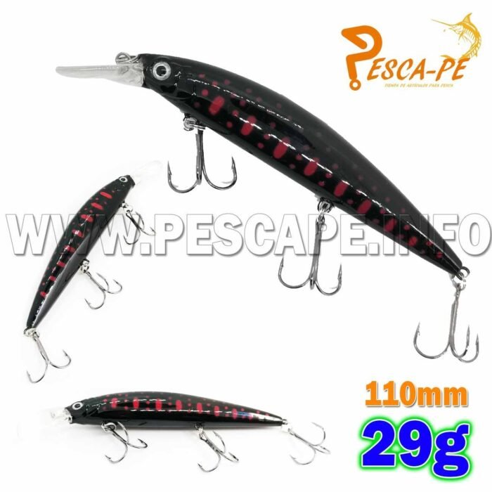 Senuelo Duro ShareShark Lenguados corvinas Realista 35g 110mm Black