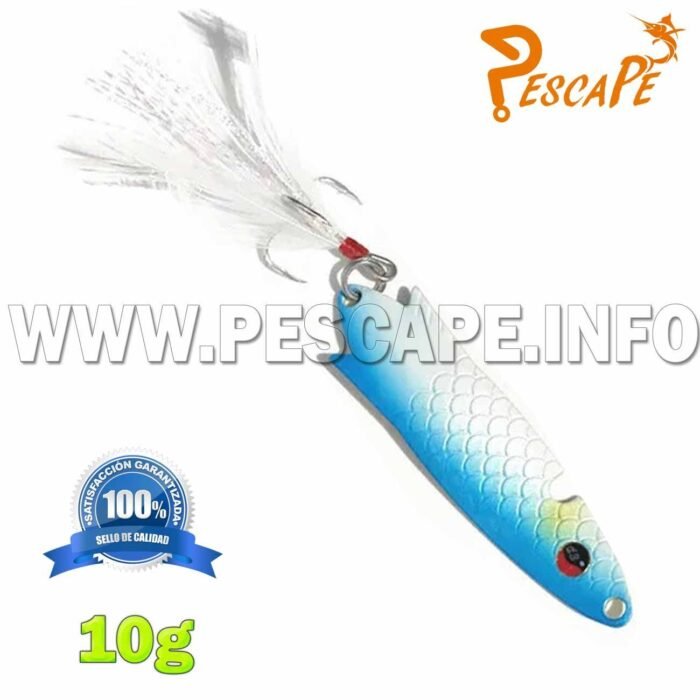 Senuelo Stoby de pesca para truchas Metal Duro 10g 6.9cm Blue