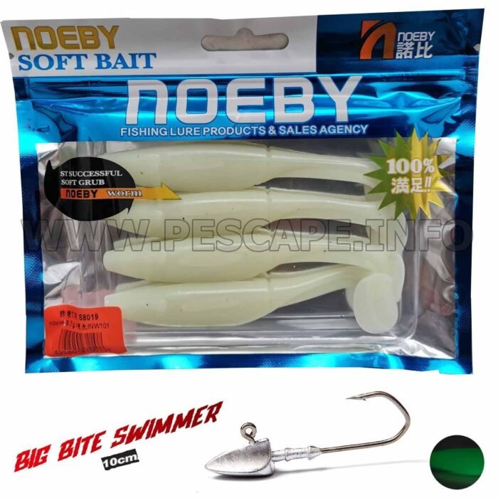 Senuelo Vinil Soft Lure NOEBY 10cm Jig 20g – Color 3