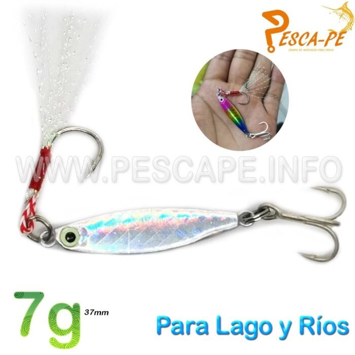 Senuelo de Pesca Metal para rios Lagos Laguna 7g 1 und color 3