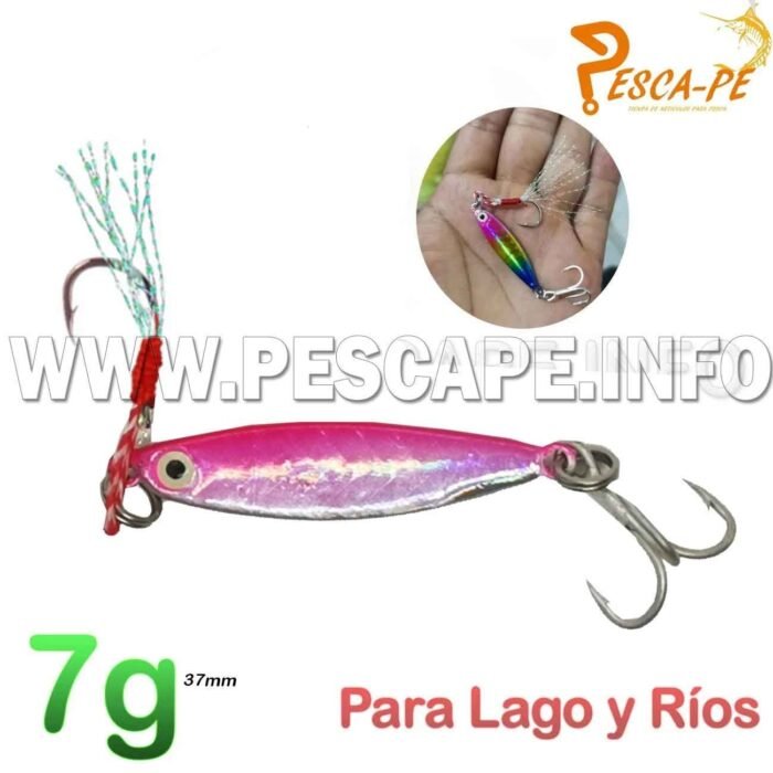 Senuelo de Pesca Metal para rios Lagos Laguna 7g 1 und color 4