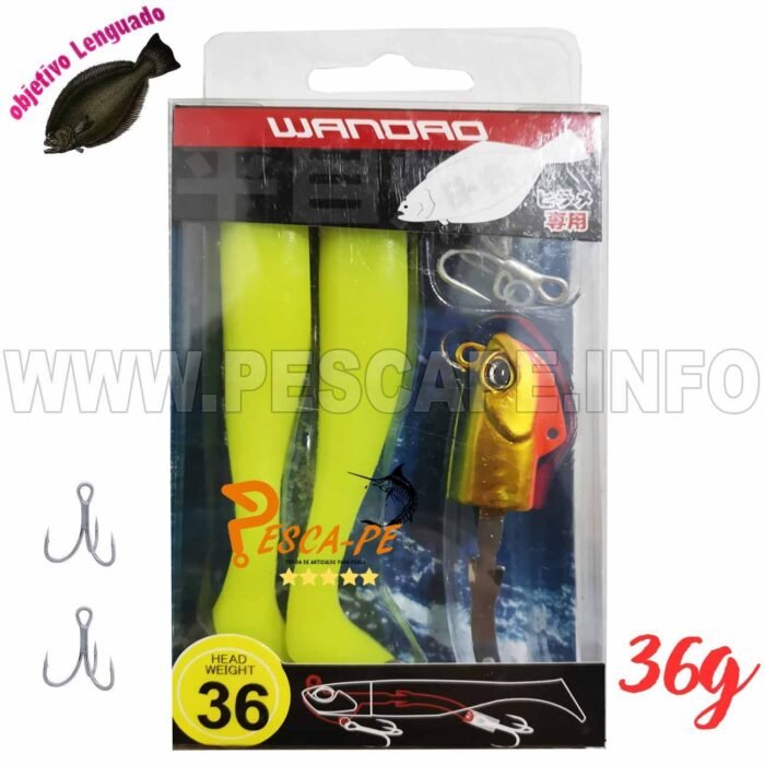 Vinilo Wandao Soft Lure Set 36g x 10cm Repuest bbColor 2