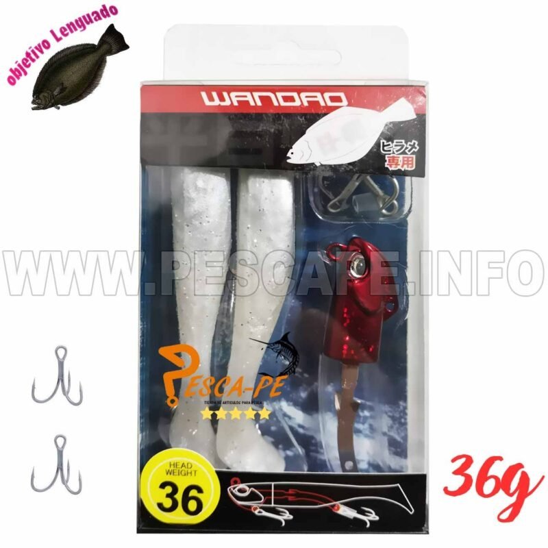 Vinilo Wandao Soft Lure Set 36g x 10cm Repuesto Color 1