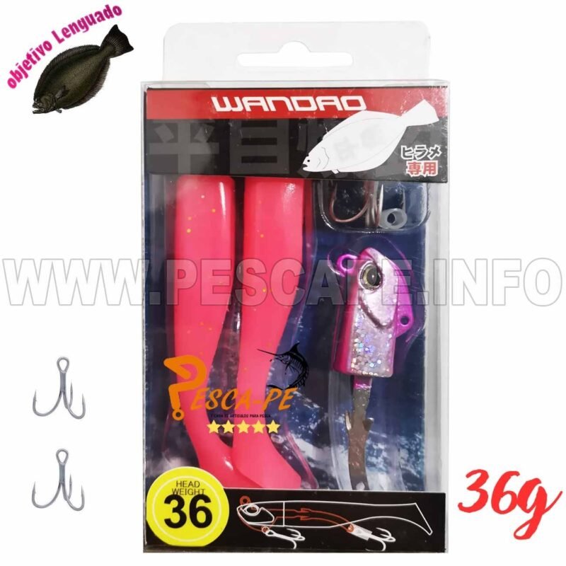 Vinilo Wandao Soft Lure Set 36g x 10cm Repuesto Color 2